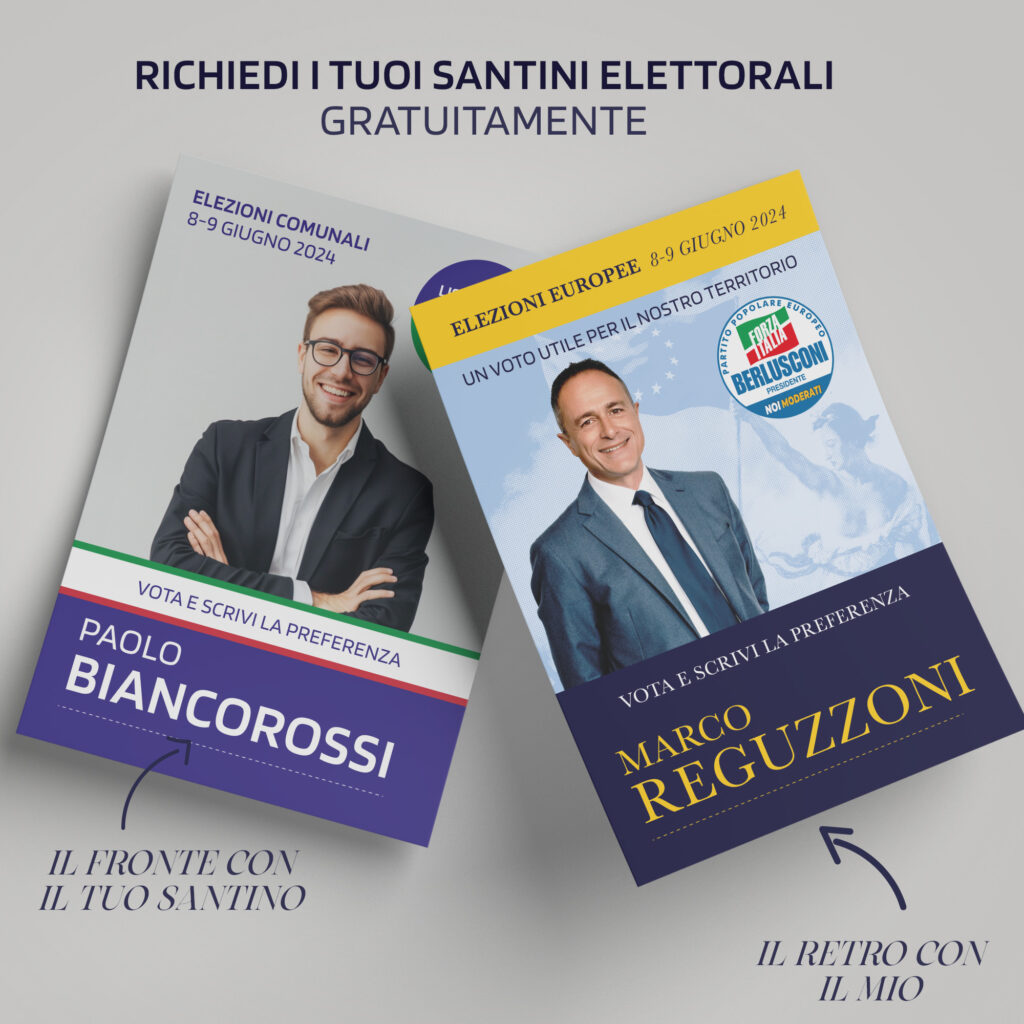 Kit del candidato fronte retro reguzzoni elezioni europee